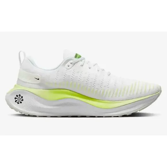 Nike InfinityRN 4 White/Yellow Volt Mens Marathon Running 2023 Shoes NEW Nike InfinityRN 4 White/Yellow Volt Mens Marathon Running  main image 4